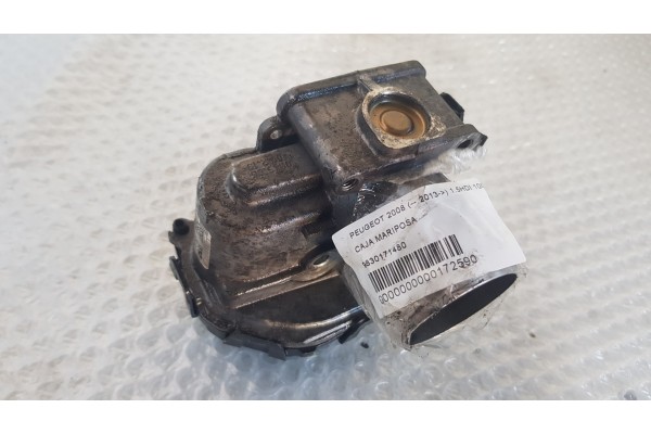 Recambio de caja mariposa para peugeot 2008 (--.2013) 1.5hdi 100 fap referencia OEM IAM 9830171480  