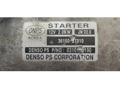 Recambio de motor arranque para kia magentis active referencia OEM IAM 3610027010  