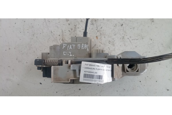 Recambio de cerradura puerta delantera izquierda para fiat bravo (198) 1.9 jtd 16v cat referencia OEM IAM X07H220ACLSS  