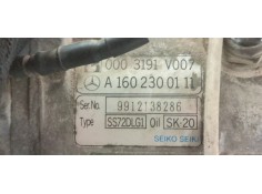 Recambio de compresor aire acondicionado para smart coupe limited / 1 referencia OEM IAM A1602300111  