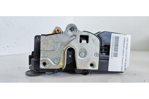 Recambio de cerradura puerta trasera izquierda para opel antara cosmo plus 4x4 referencia OEM IAM   