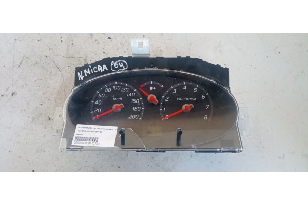 Recambio de cuadro instrumentos para nissan micra (k12e) 25 aniversario referencia OEM IAM AX860 4Z33700 