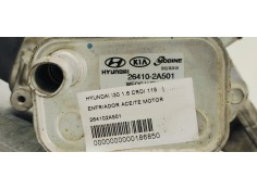 Recambio de enfriador aceite motor para hyundai i30 1.6 crdi 115 referencia OEM IAM 264102A501  