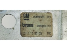 Recambio de elevalunas trasero derecho para opel insignia berlina selective referencia OEM IAM 966309102  