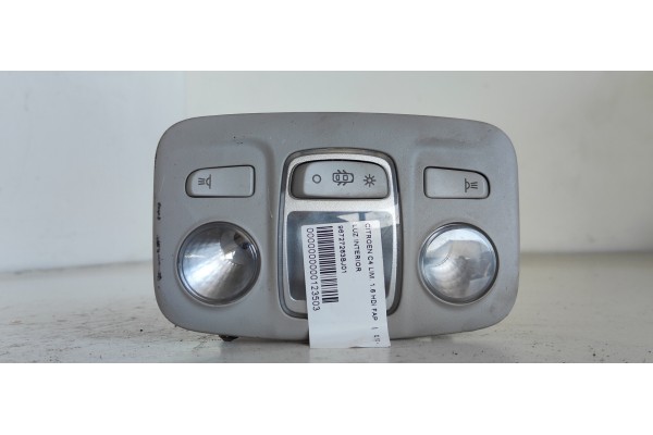 Recambio de luz interior para citroen c4 lim. 1.6 hdi fap referencia OEM IAM 96727263BJ01  