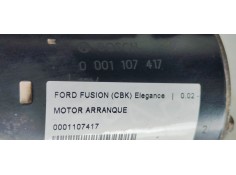 Recambio de motor arranque para ford fusion (cbk) elegance referencia OEM IAM 0001107417  