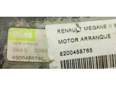 Recambio de motor arranque para renault megane ii berlina 3p referencia OEM IAM 8200458765  
