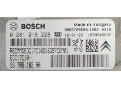 Recambio de centralita motor uce para citroen berlingo station wagon xtr referencia OEM IAM 0281018228  