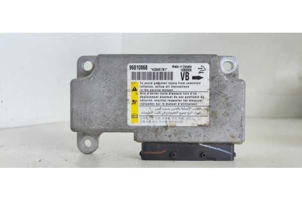 Recambio de centralita airbag para opel antara cosmo plus 4x4 referencia OEM IAM 96810868  