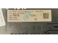 Recambio de pantalla multifuncion para opel zafira (c) 2.0 cdti 130 fap referencia OEM IAM 13277072  