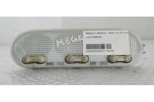 Recambio de luz interior para renault megane ii berlina 3p confort dynamique referencia OEM IAM   